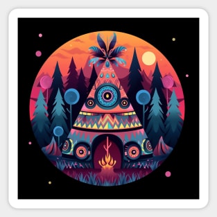 Teepee Tent Sticker